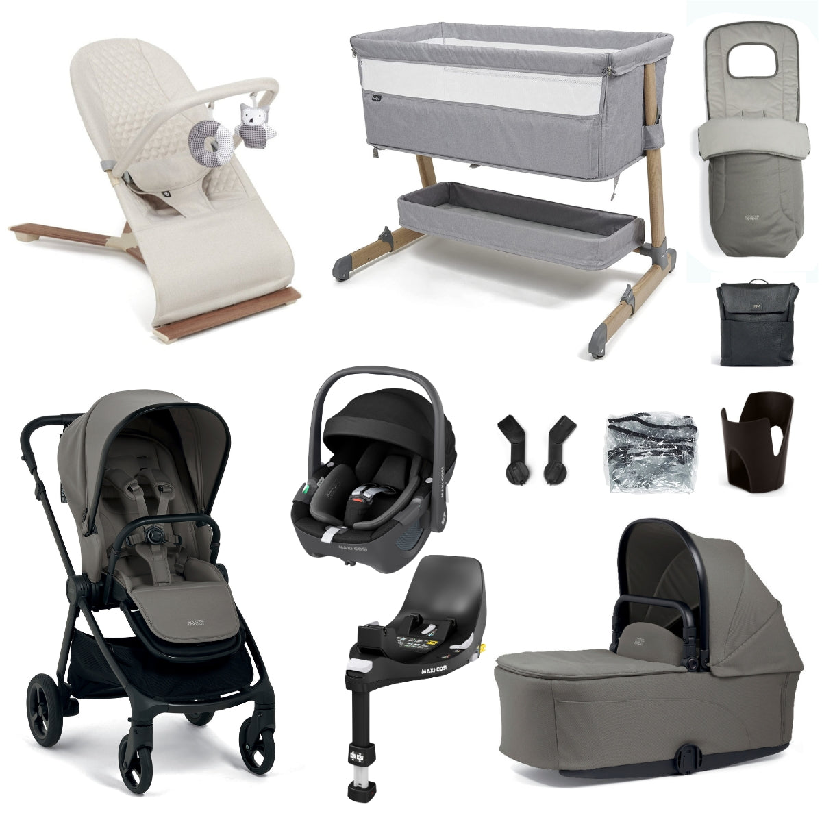 Mamas & Papas Vardo Premium 360 Travel & Nursery Bundle