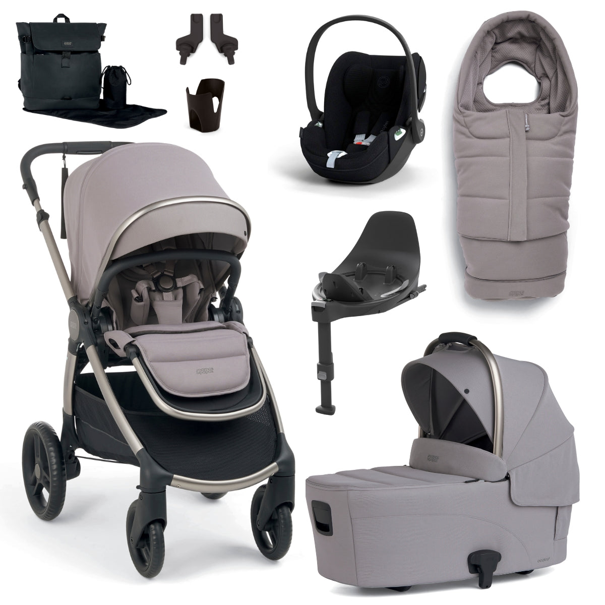 Mamas & Papas Ocarro² Travel System Bundle with Cloud T Plus