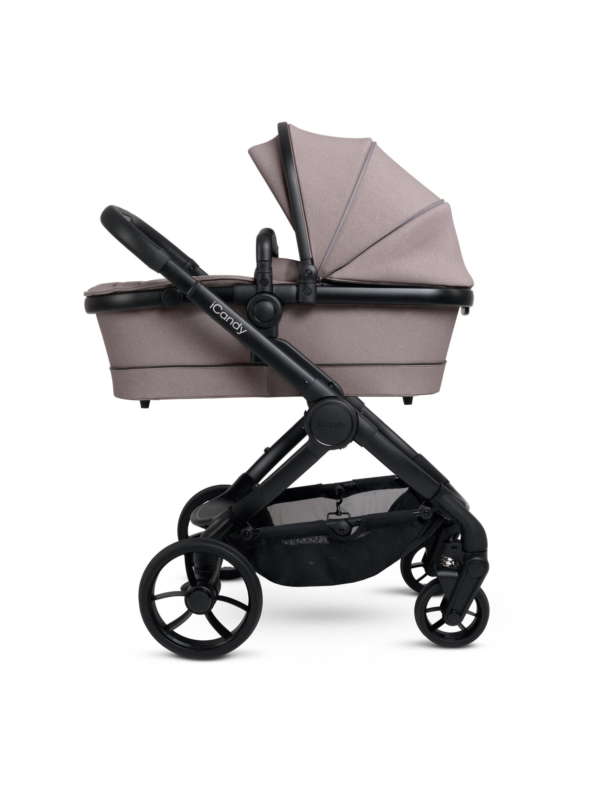 iCandy Peach 7 Pushchair and Carrycot Complete Bundle, Porcini