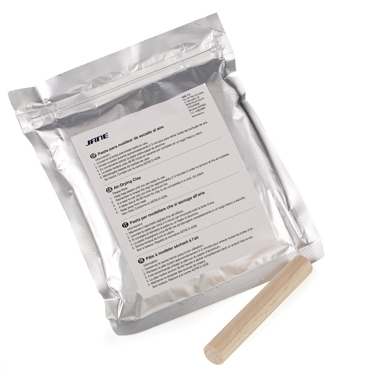 Jane Baby Photo Frame with 2 segments (photo and clay print)