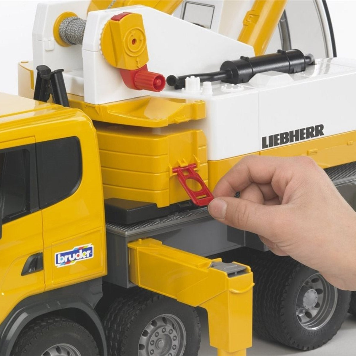 Bruder SCANIA R-Series Liebherr Toy Crane Truck