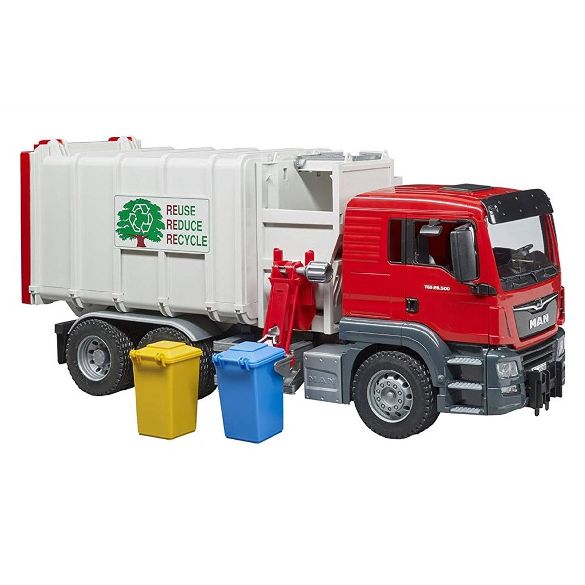 Bruder MAN TGS Side loading garbage truck