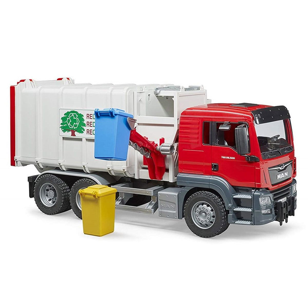 Bruder MAN TGS Side loading garbage truck