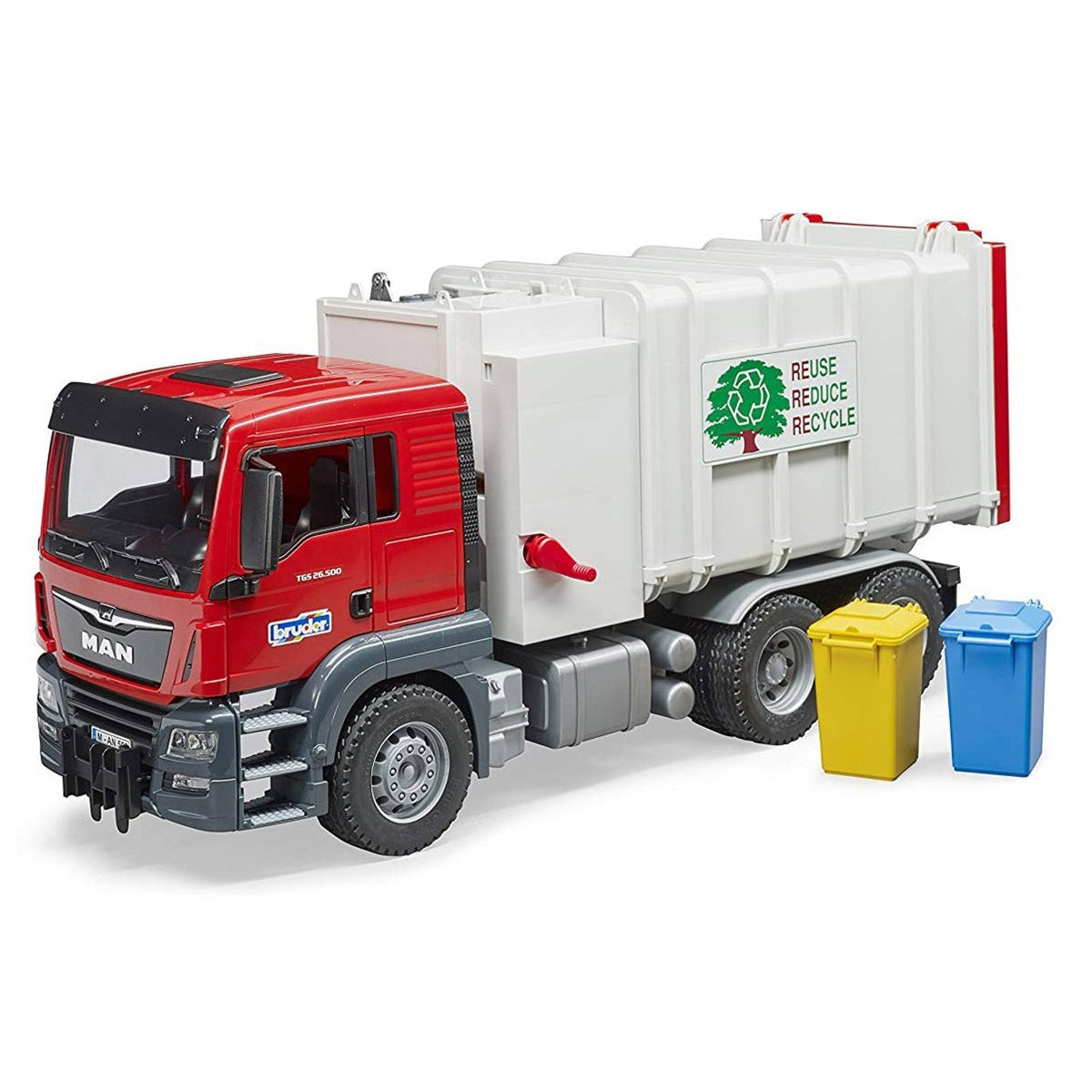 Bruder MAN TGS Side loading garbage truck