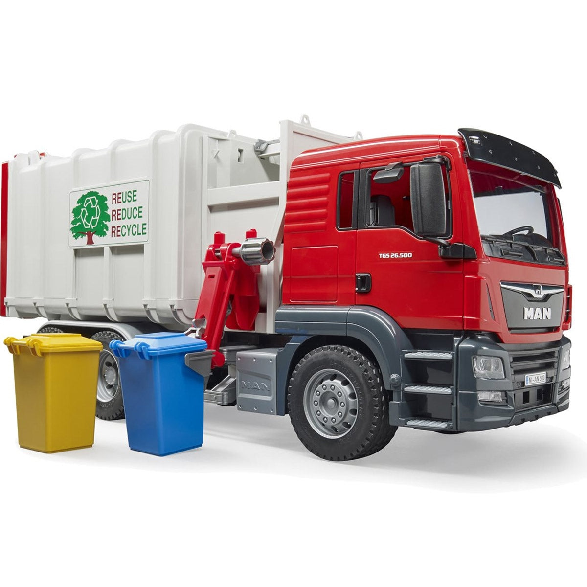 Bruder MAN TGS Side loading garbage truck