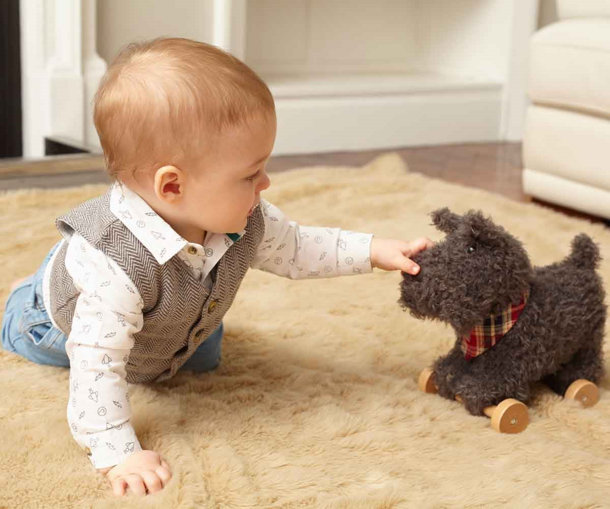 Little Bird Told Me Scottie Dog 2-in-1 Pull Along Toy