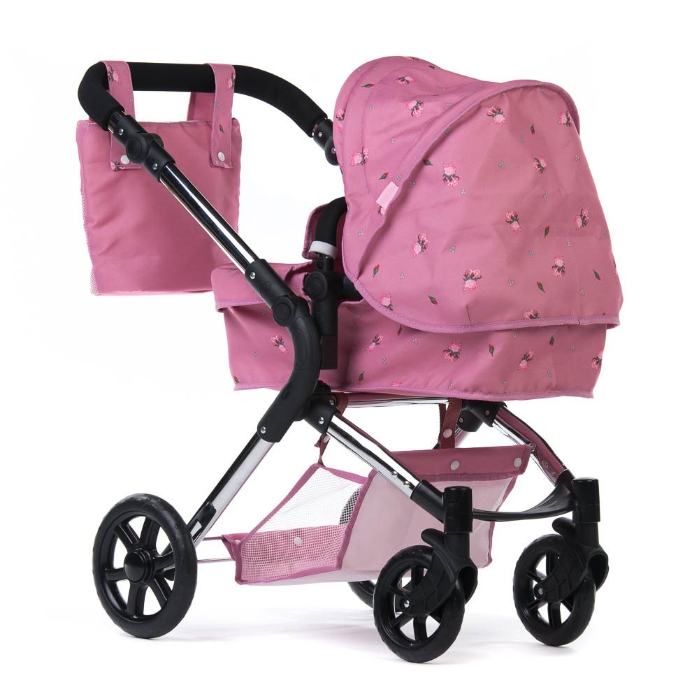 Roma Darcie Single Dolls Pram, Pink