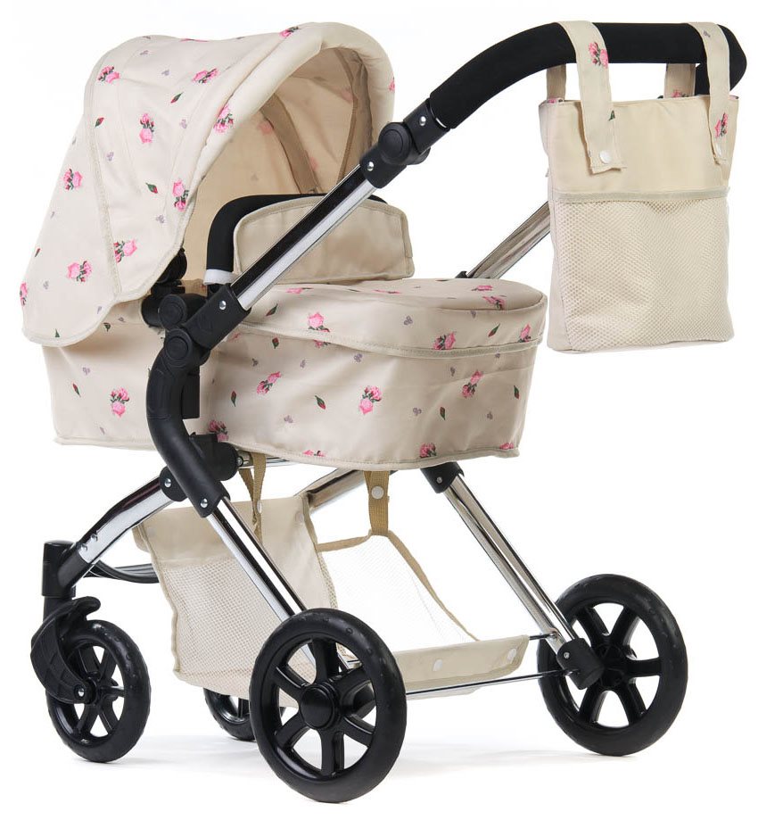Roma Darcie Single Dolls Pram, Cream