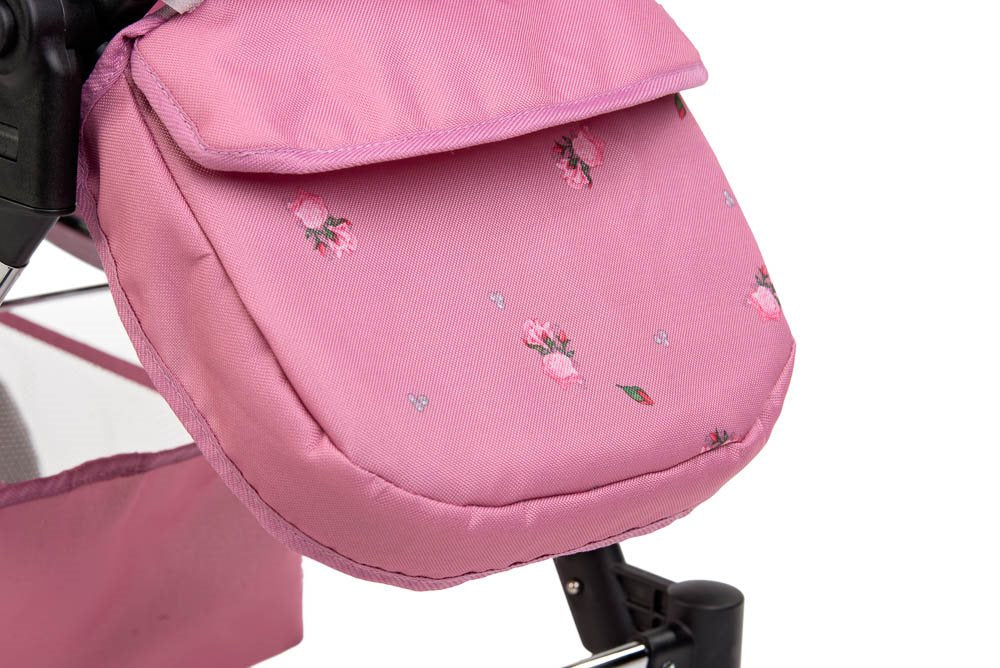 Roma Darcie Twin Dolls Pram Pink