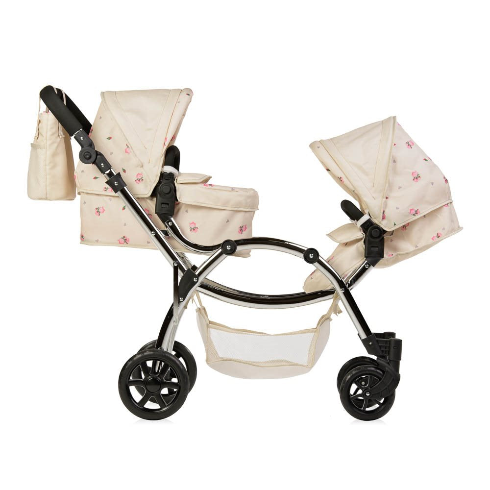 Roma Darcie Twin Dolls Pram Cream