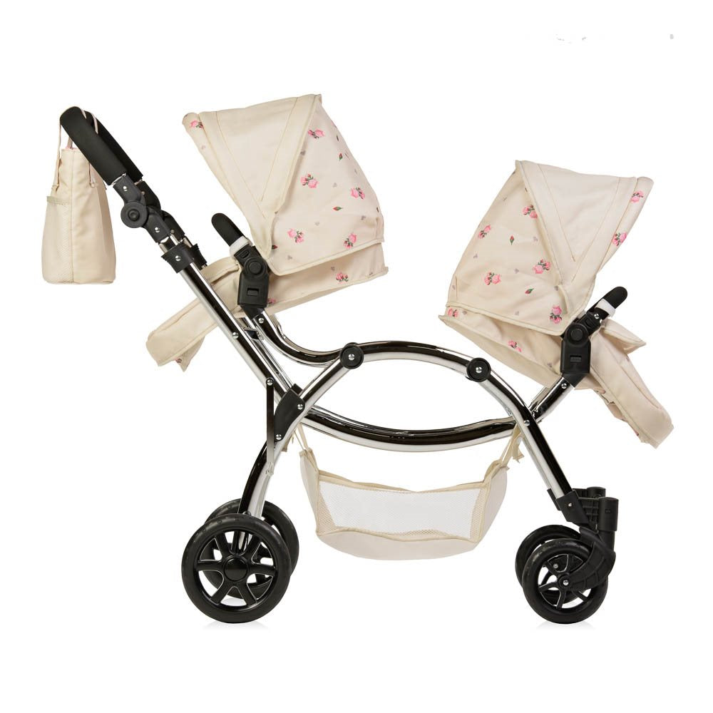 Roma Darcie Twin Dolls Pram Cream