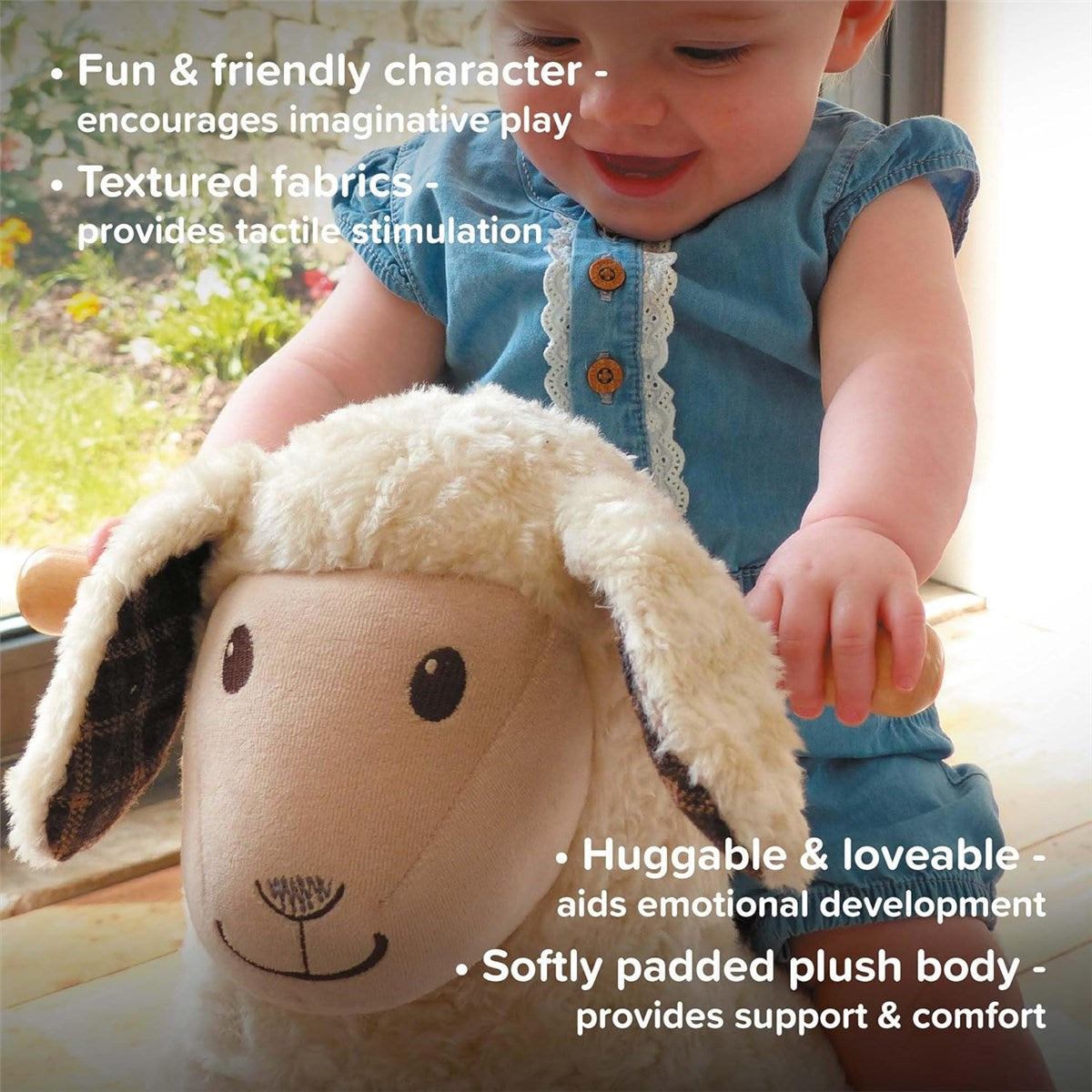 Little Bird Told Me Lambert Rocking Ride on Sheep