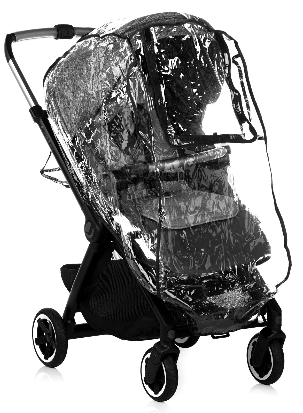 Jané Newel 10-Piece Complete Travel System Bundle - Cold Black