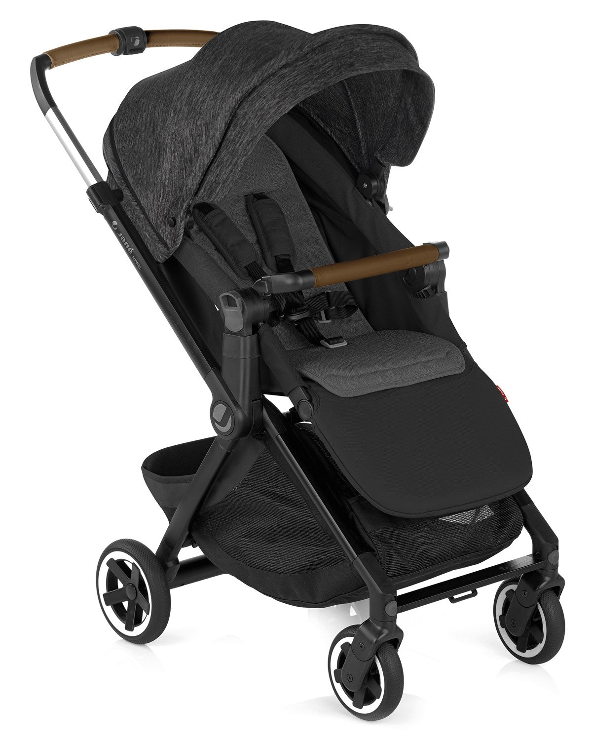 Jané Newel 10-Piece Complete Travel System Bundle - Cold Black