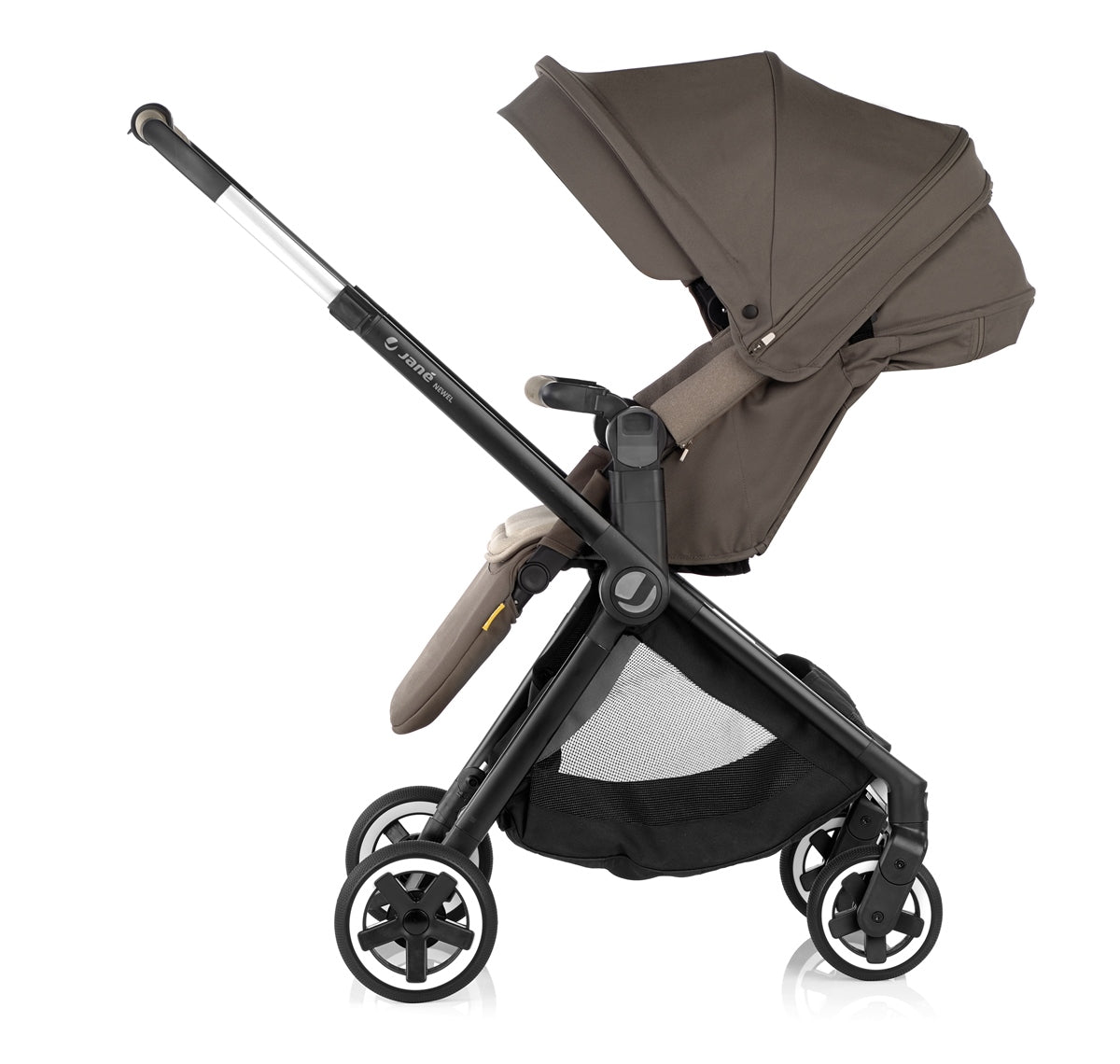 Jané Newel 10-Piece Complete Travel System Bundle - Cold Black