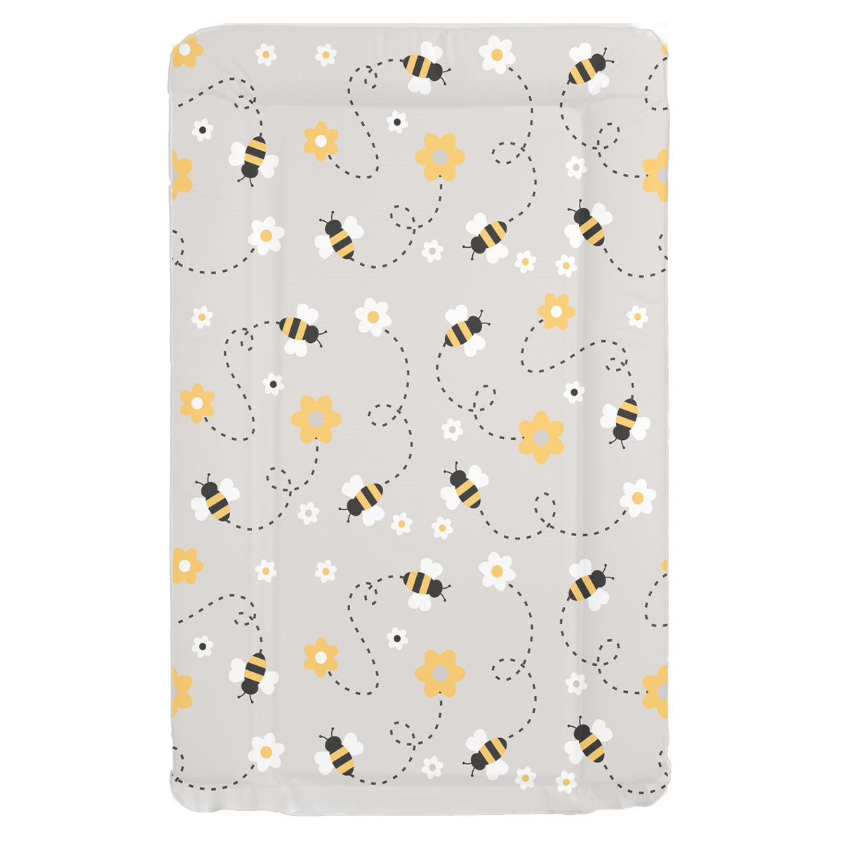 Mollydoo Baby Grey Bee Changing Mat