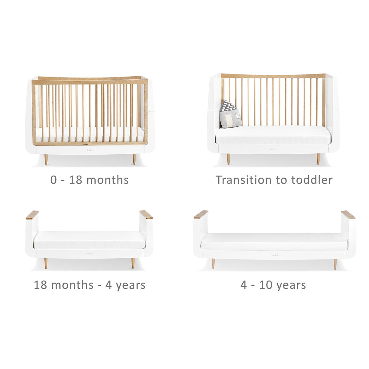 Snuz SnuzKot Skandi 2 Piece Nursery Furniture Set