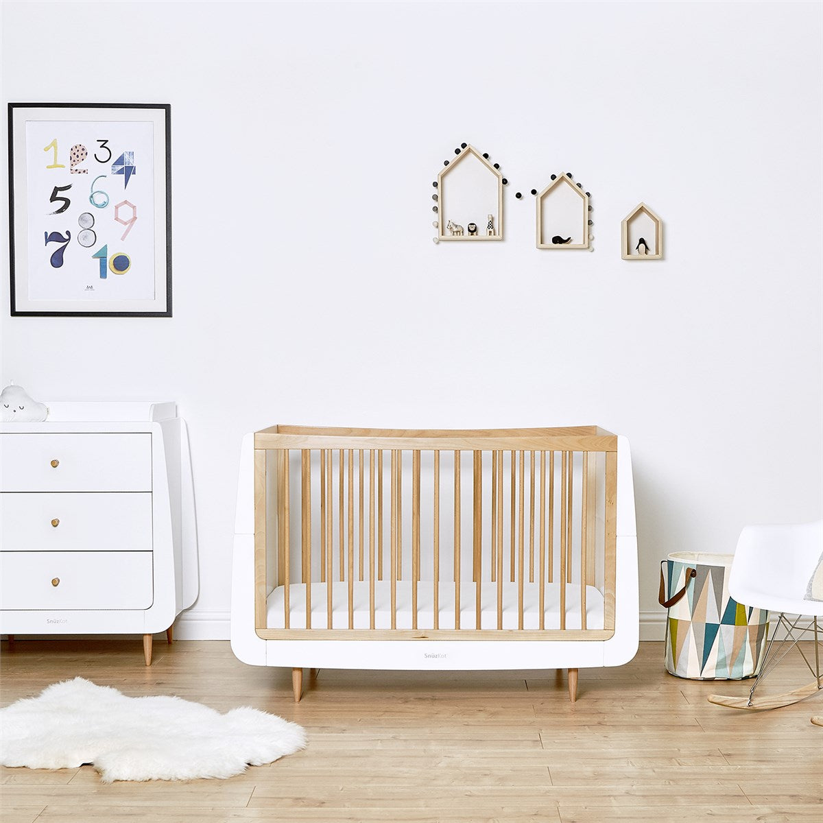 Snuz SnuzKot Skandi 2 Piece Nursery Furniture Set