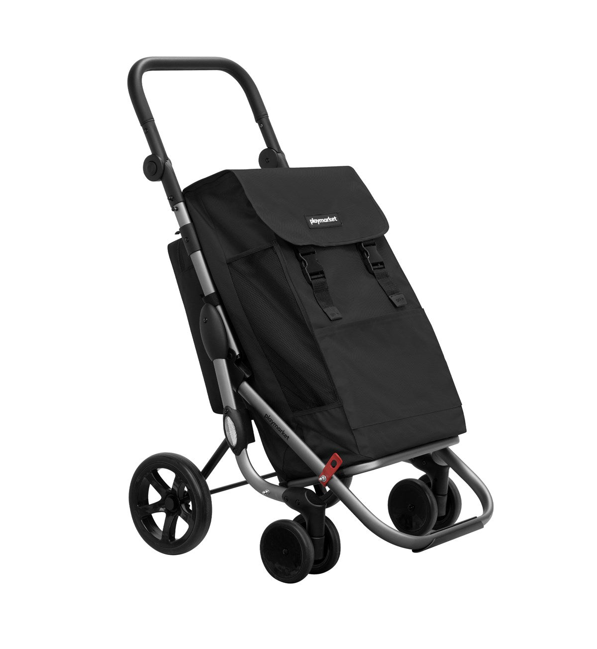 Playmarket Go Plus Premium Folding Shopping Trolley with Thermal Bag – 53.5L