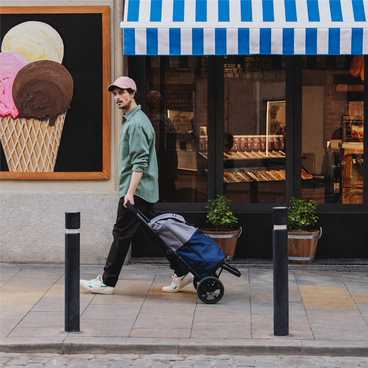 Playmarket Go Two Compact - The Ultimate Portable Shopping Trolley