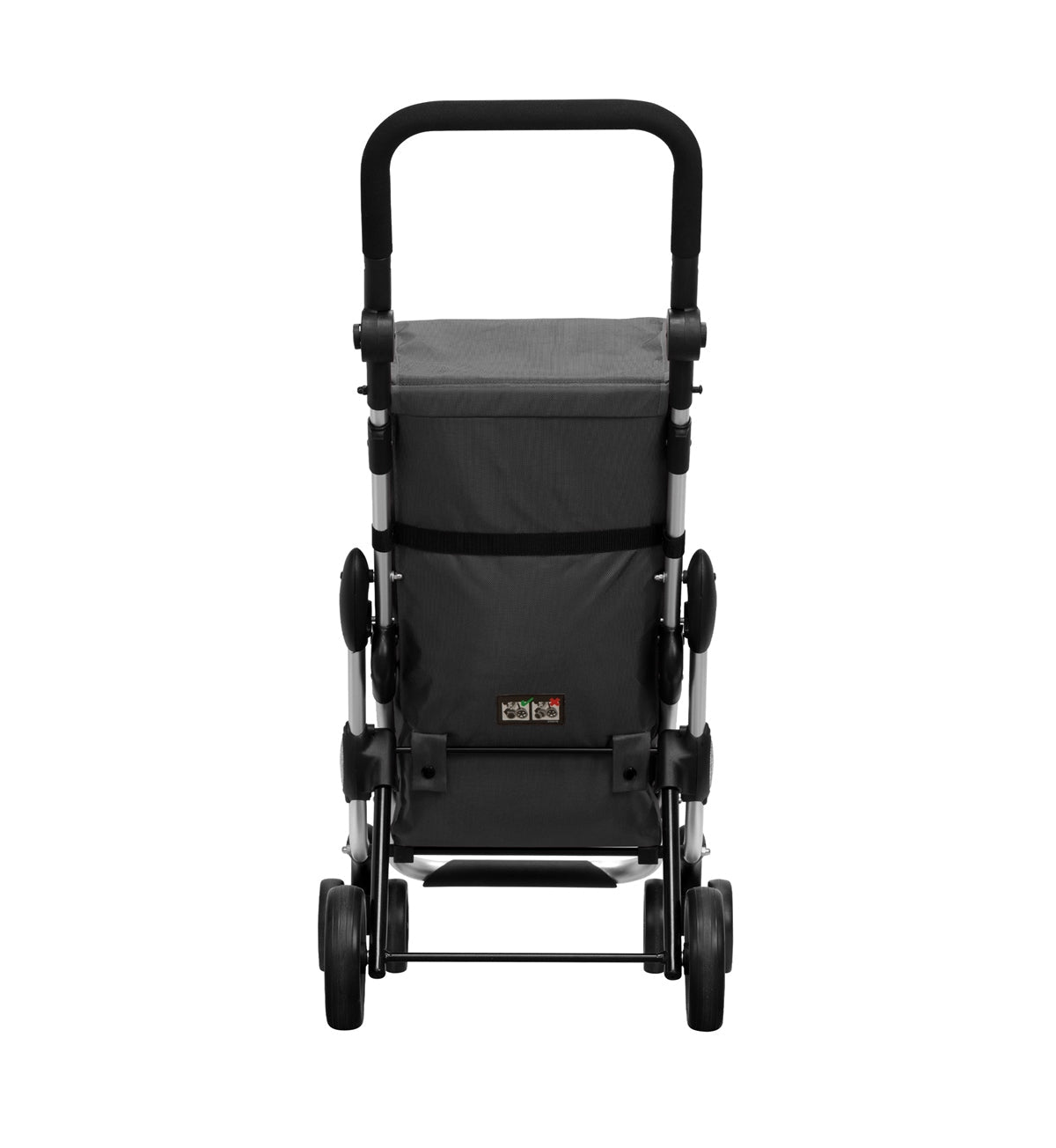 Playmarket Go Up Original 2 or 4 Wheel Folding Shopping Trolley – 39.5L with Thermal Pocket