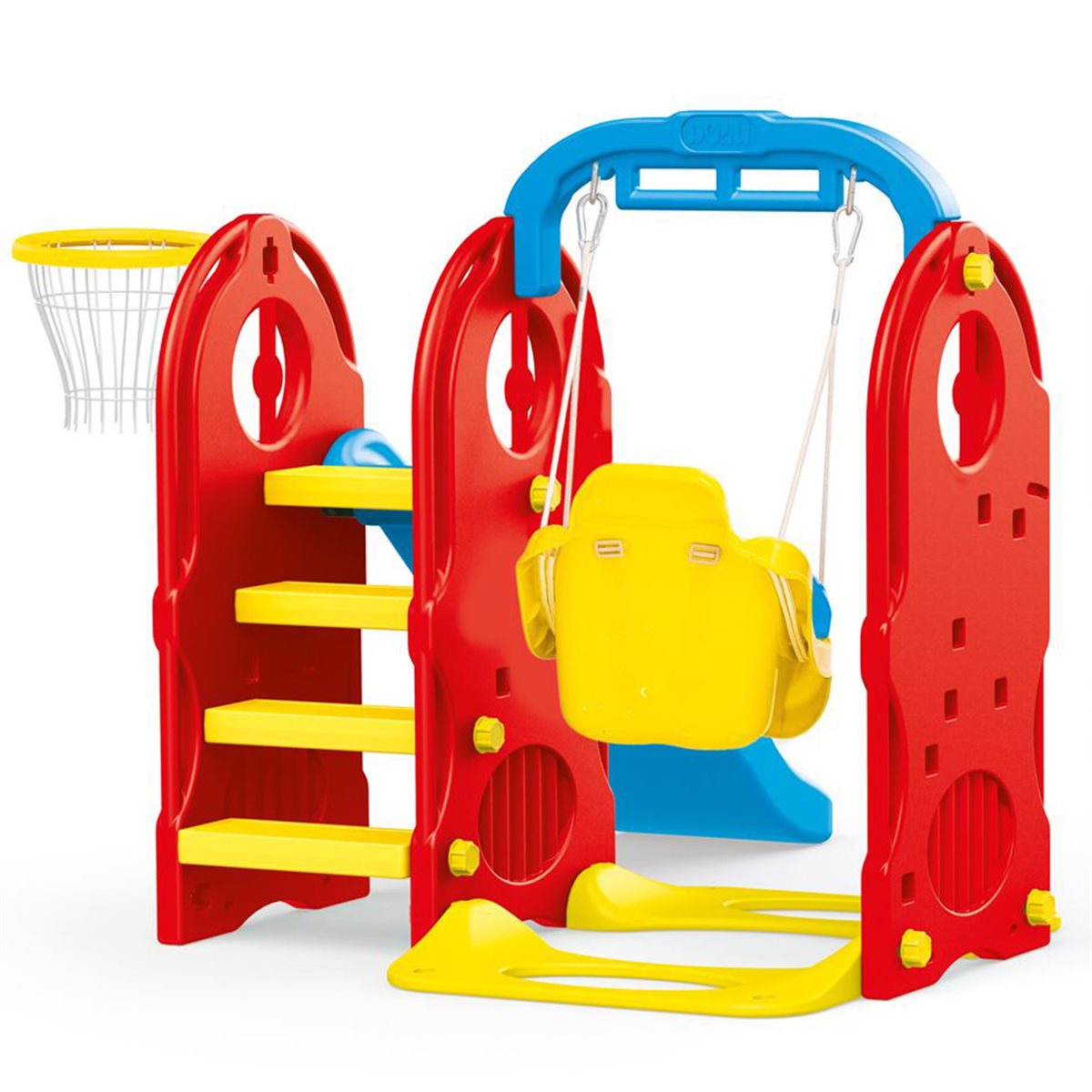 Dolu 4-in-1 Playground, Swing and Slide Set