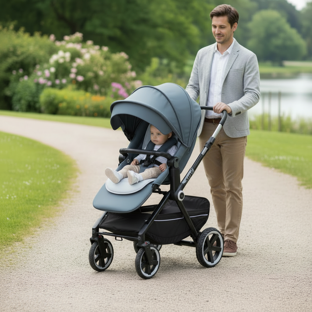 Jane Crosslight-3 Trio Kombibaby 360 Lie-Flat Car Seat Travel System