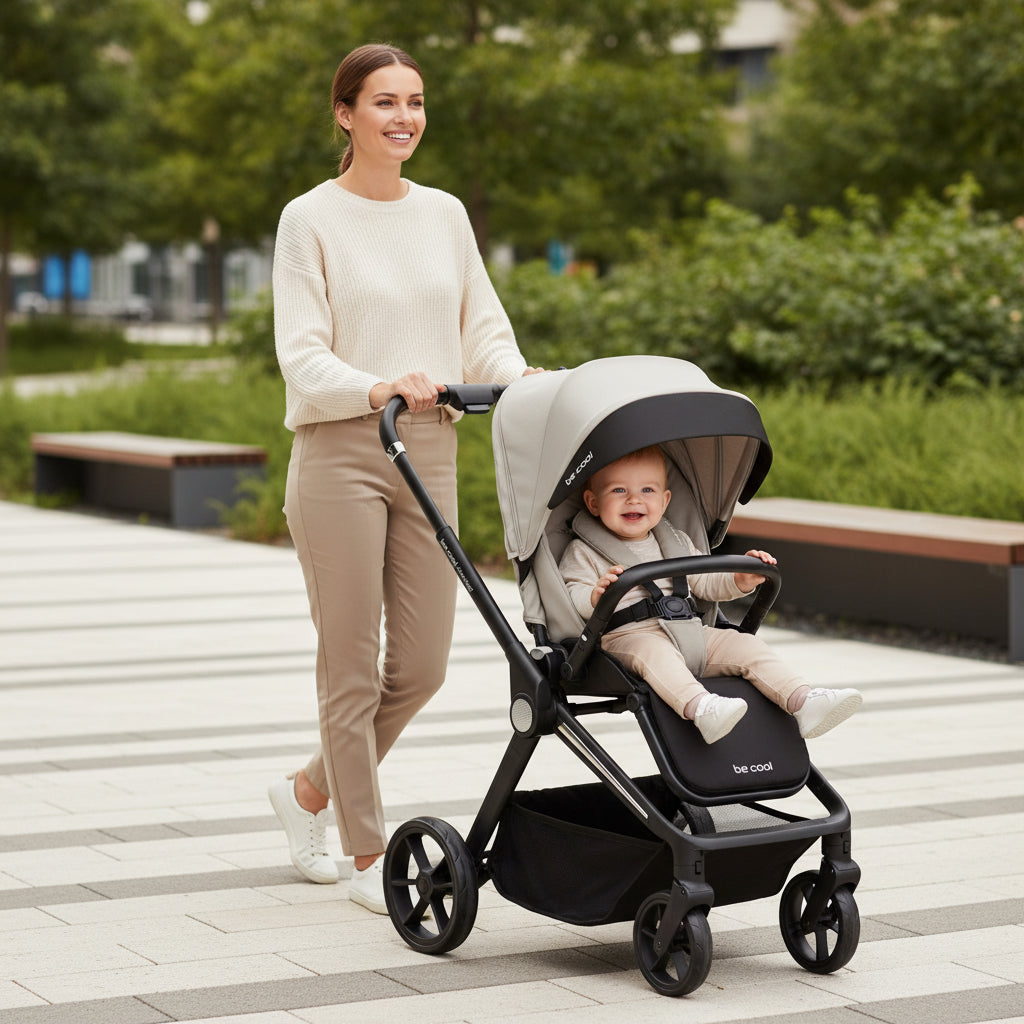 Be Cool Stratos 3in1: Pushchair + Carrycot + iSize Car Seat