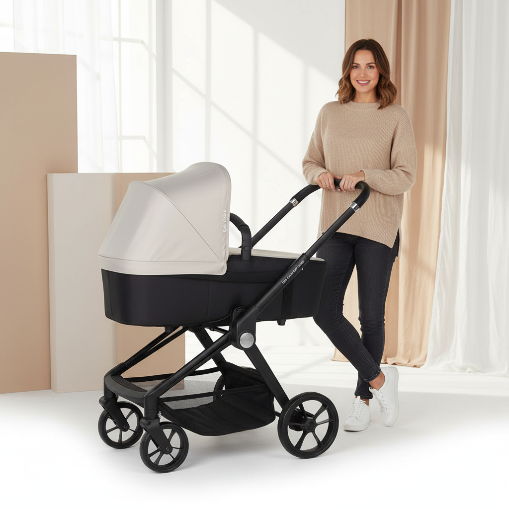 Be Cool Stratos 3in1: Pushchair + Carrycot + iSize Car Seat Travel System