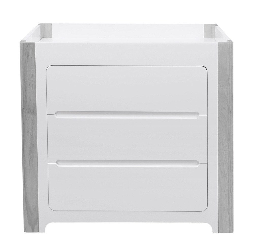 Cocoon Change Area Dresser, White / Grey