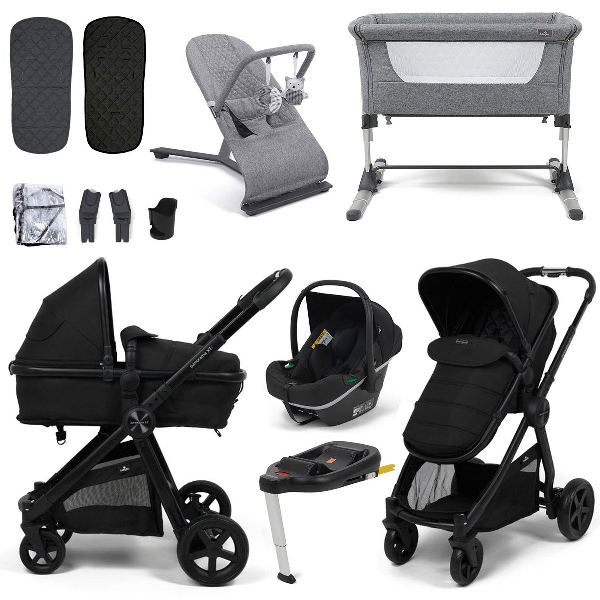 Panorama XTi Nursery & Travel System Bundle – Complete Newborn Starter Set
