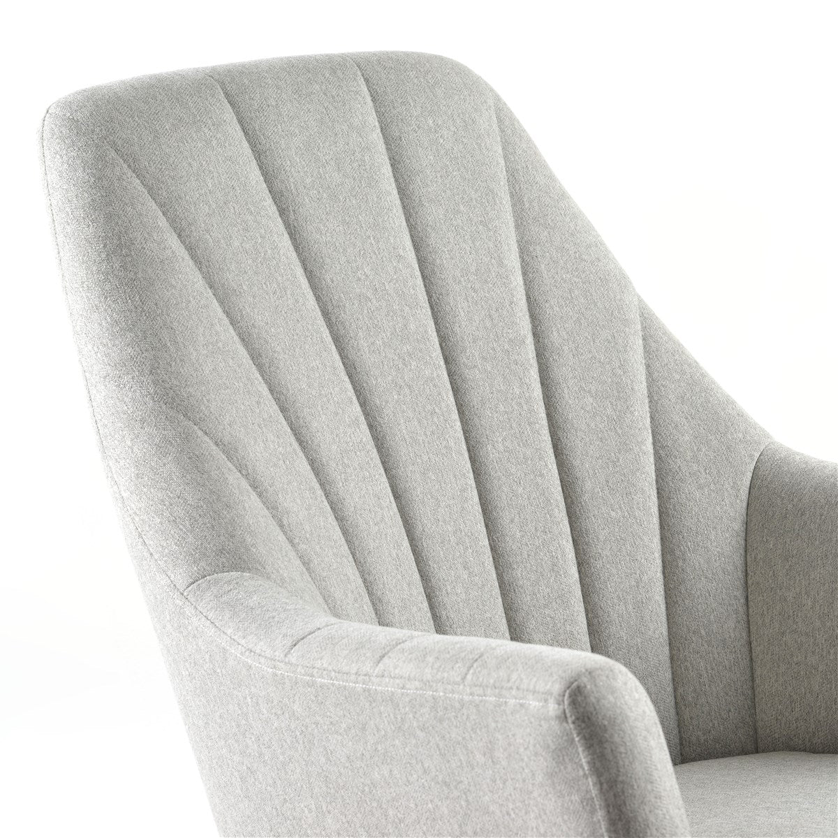 Johnston's Willow Nursing Rocking Chair & Footstool Set – Ergonomic Comfort for Feeding & Relaxing, Grey