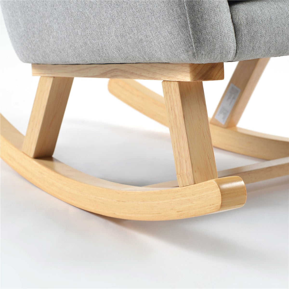 Johnston's Willow Nursing Rocking Chair & Footstool Set – Ergonomic Comfort for Feeding & Relaxing, Grey