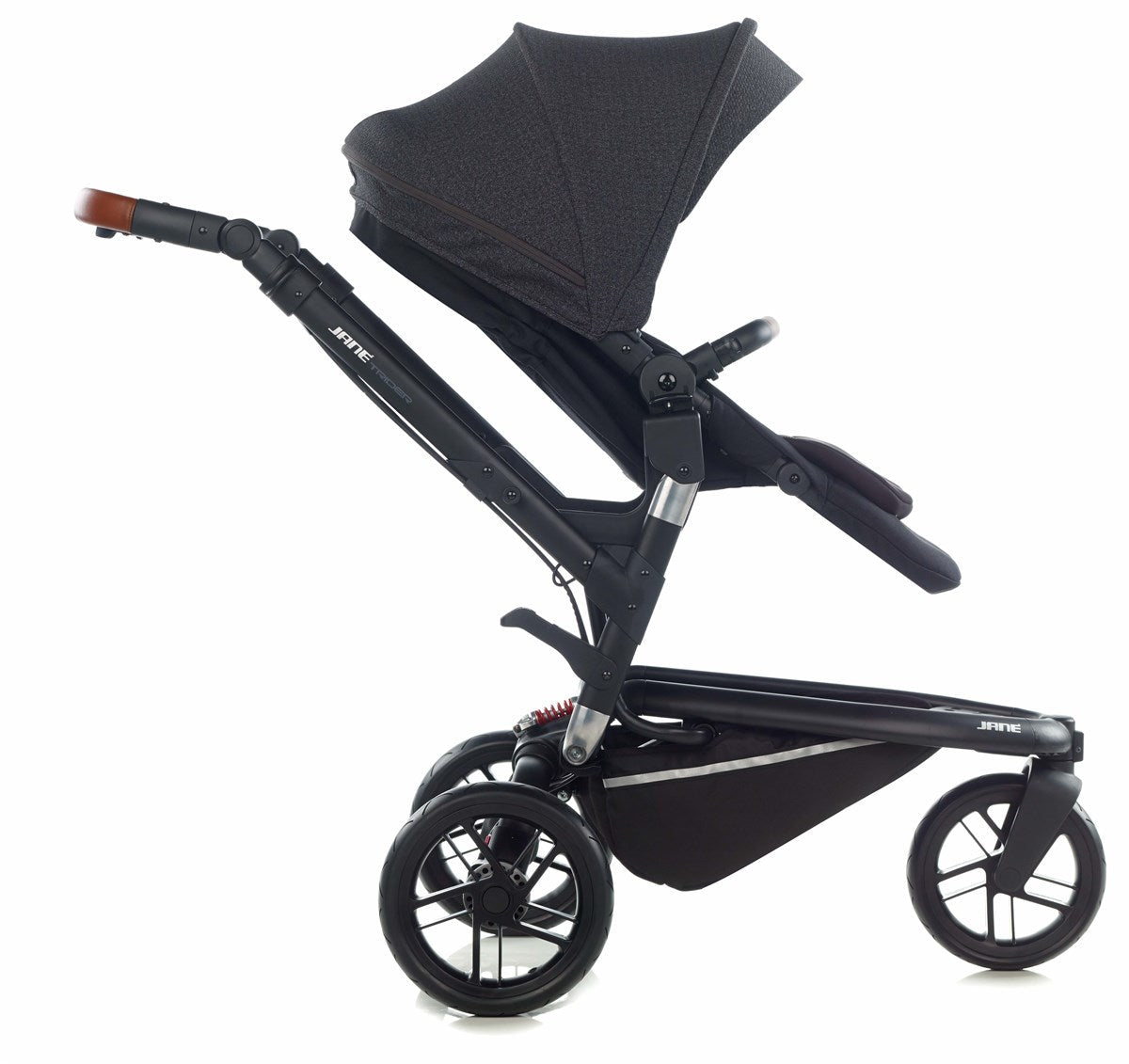 Jané Trider Travel System Bundle with Transporter Plus & Koos R1 i-Size Car Seat, Sand