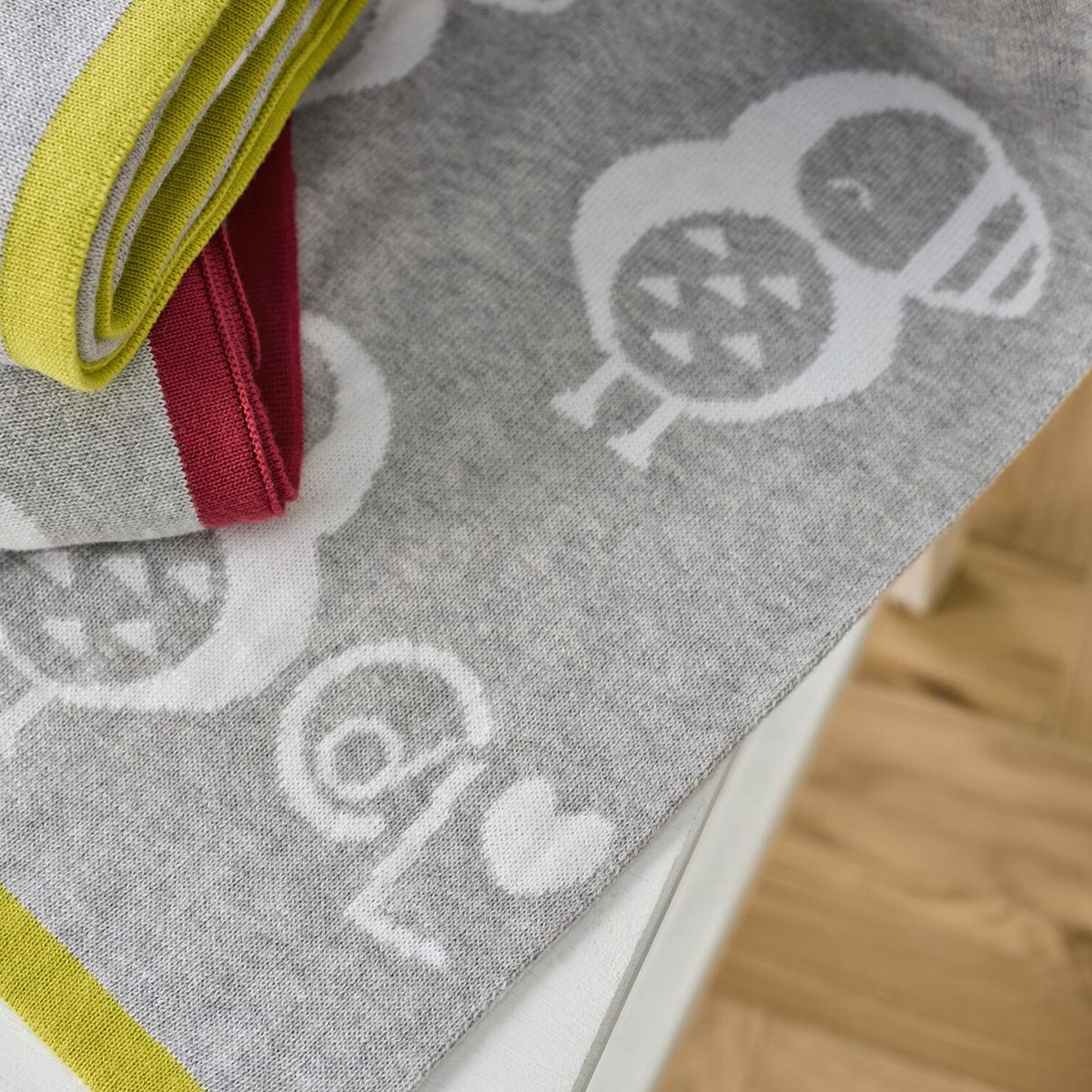 Clair De Lune Piper the Puffin Reversible Blanket