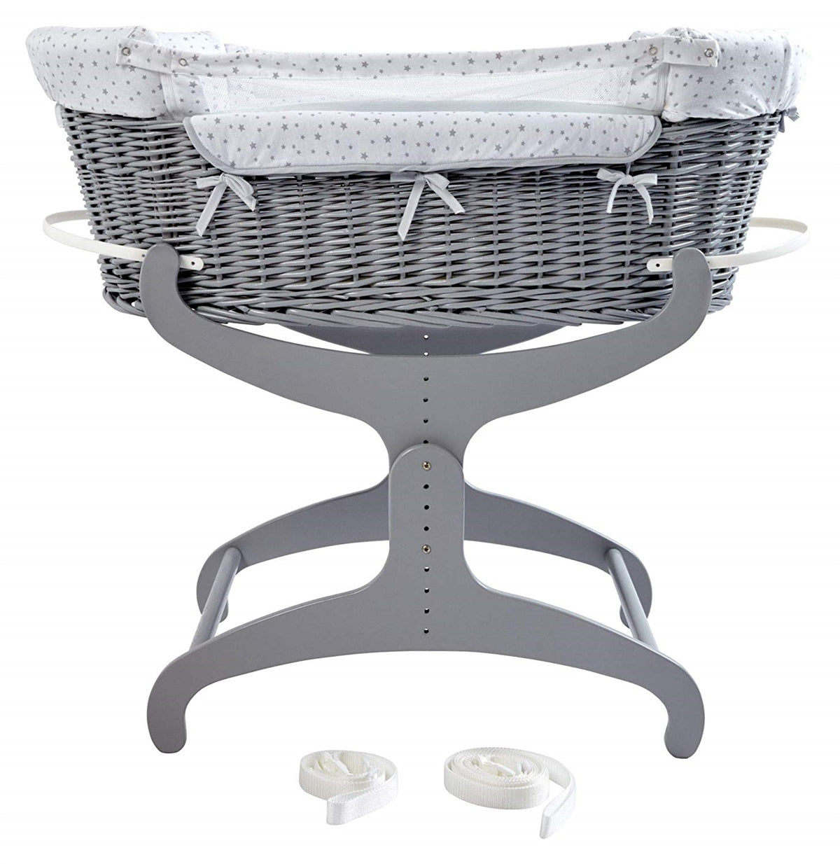 Clair De Lune Stars and Stripes Bedside Crib