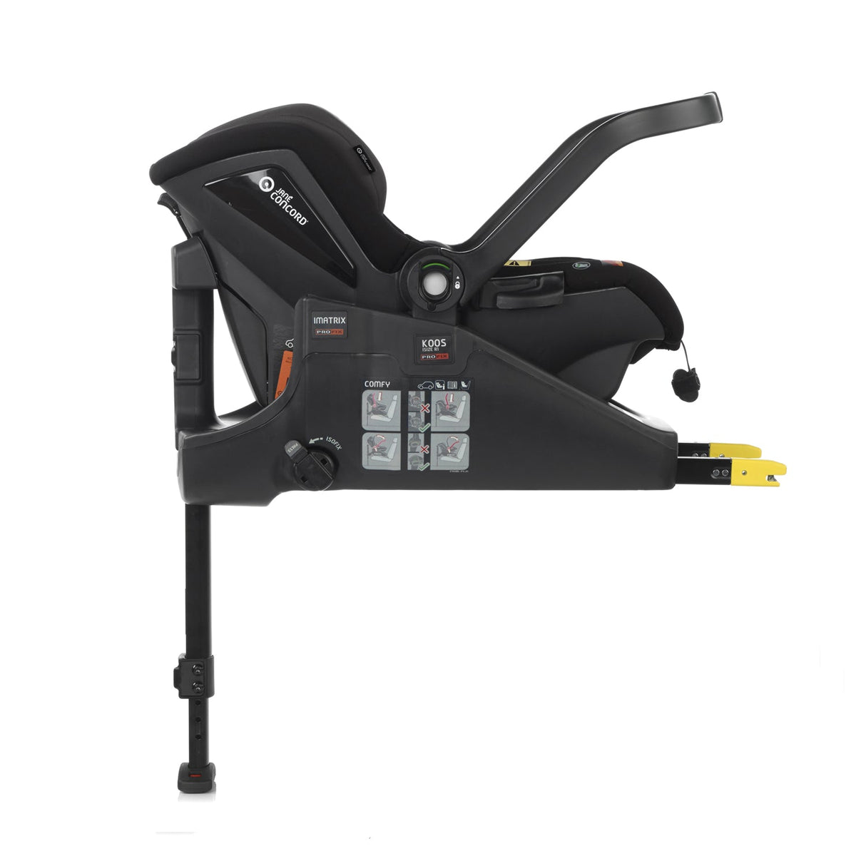 Jane Muum + Micro Pro + Koos iSize Travel System, Cold Black