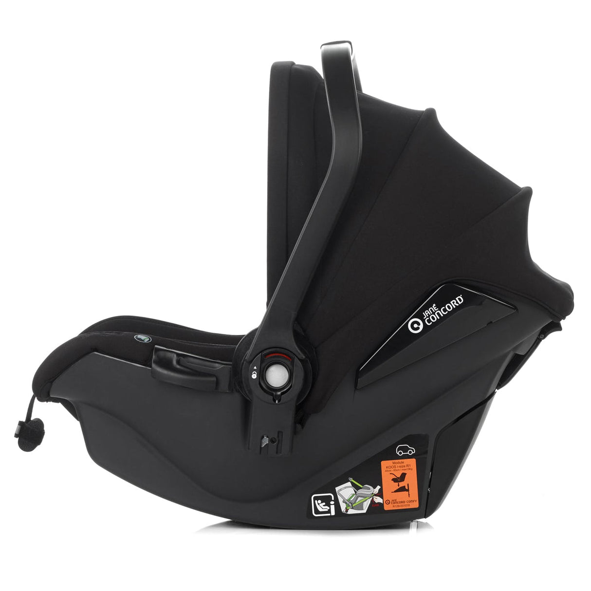 Jané Trider + Transporter Plus Carrycot, Cold Black