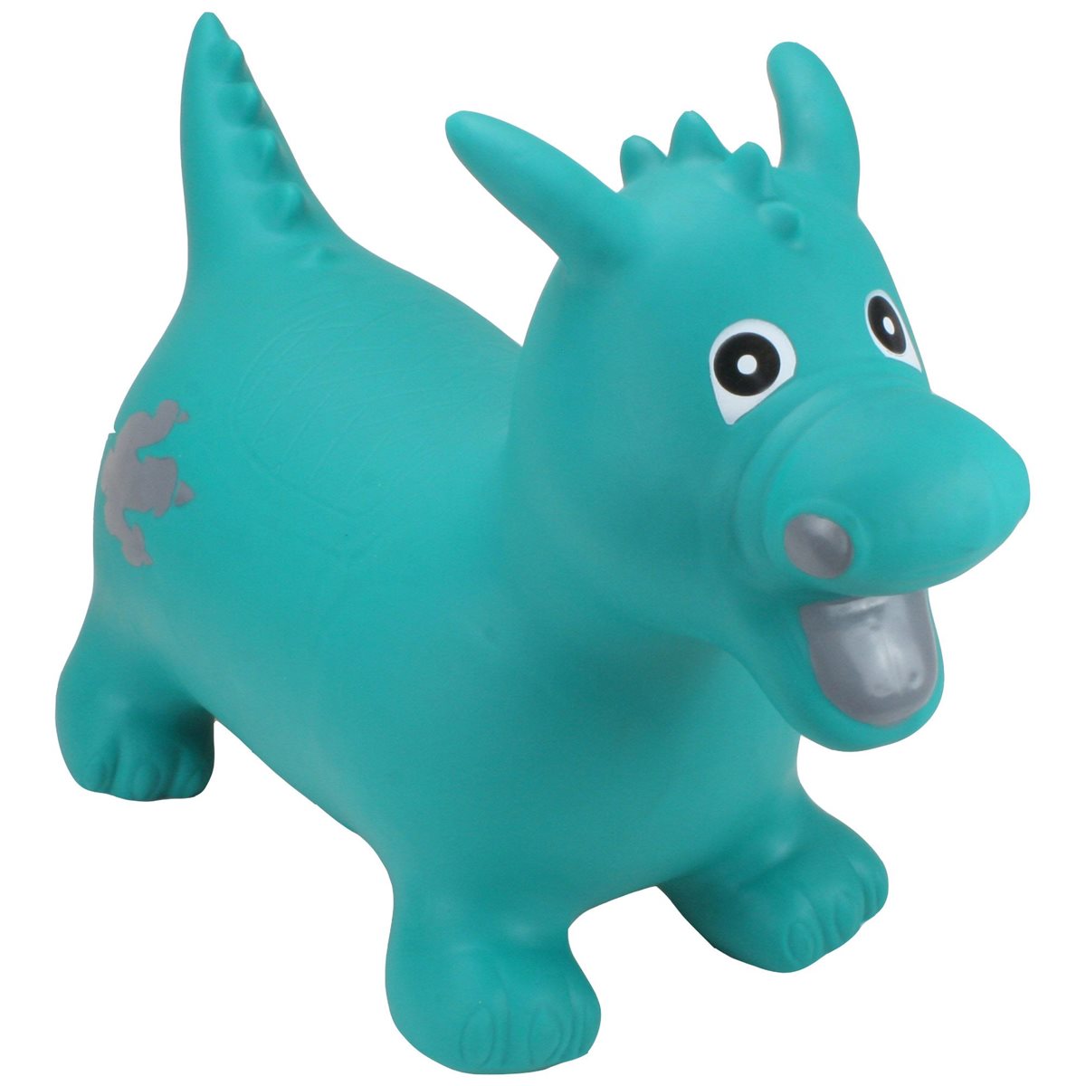 Happy Hopperz Green Dragon Inflatable Bouncy Animal Ride-On Toy