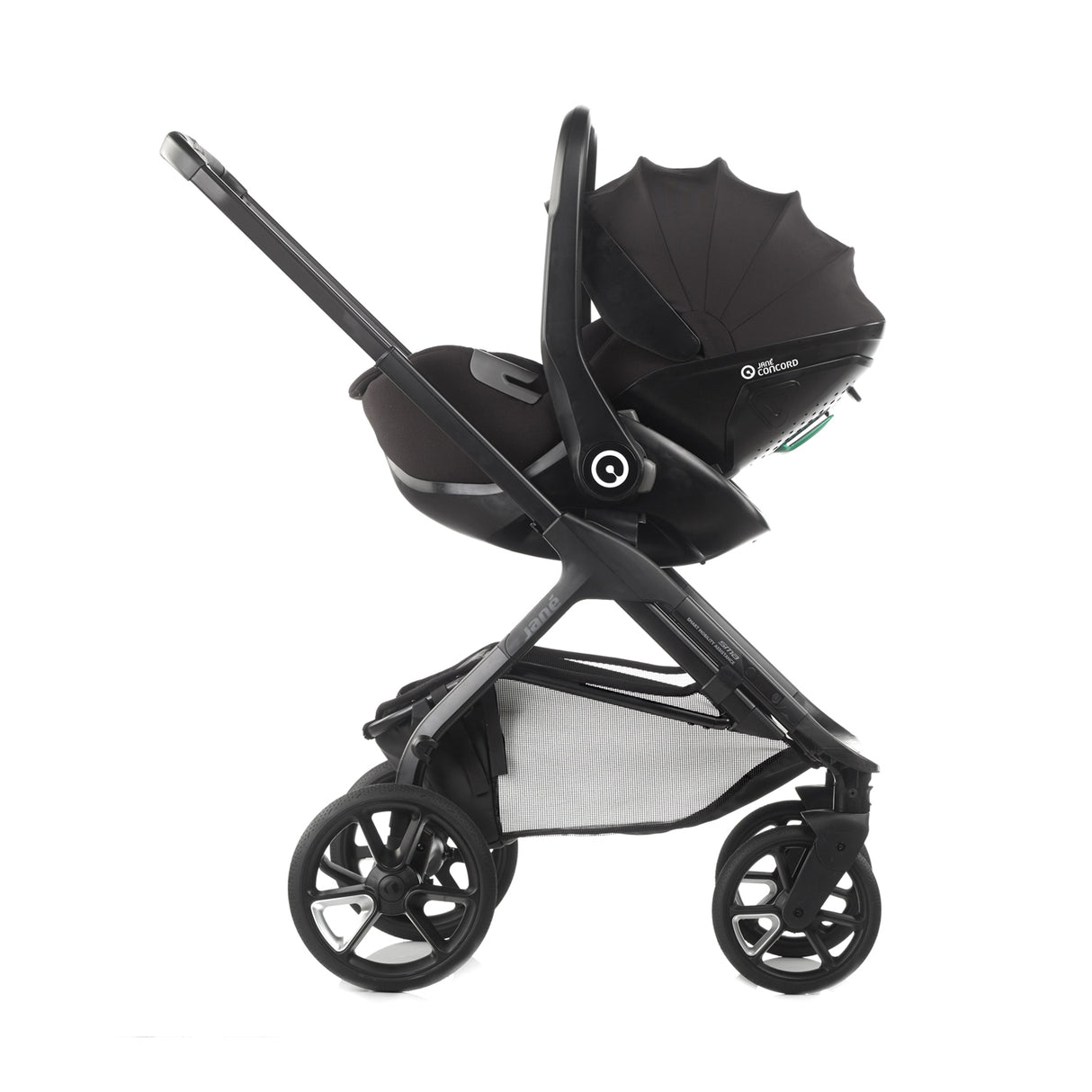 Jane Crosslight Pro Carbon 3in1 + Kombibaby Lie-Flat & Reclining car seat