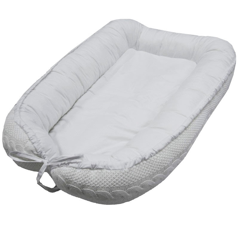 EKO Knitted Reversible Baby Cocoon