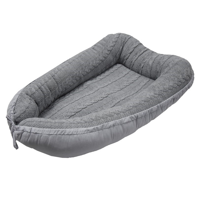 EKO Knitted Reversible Baby Cocoon