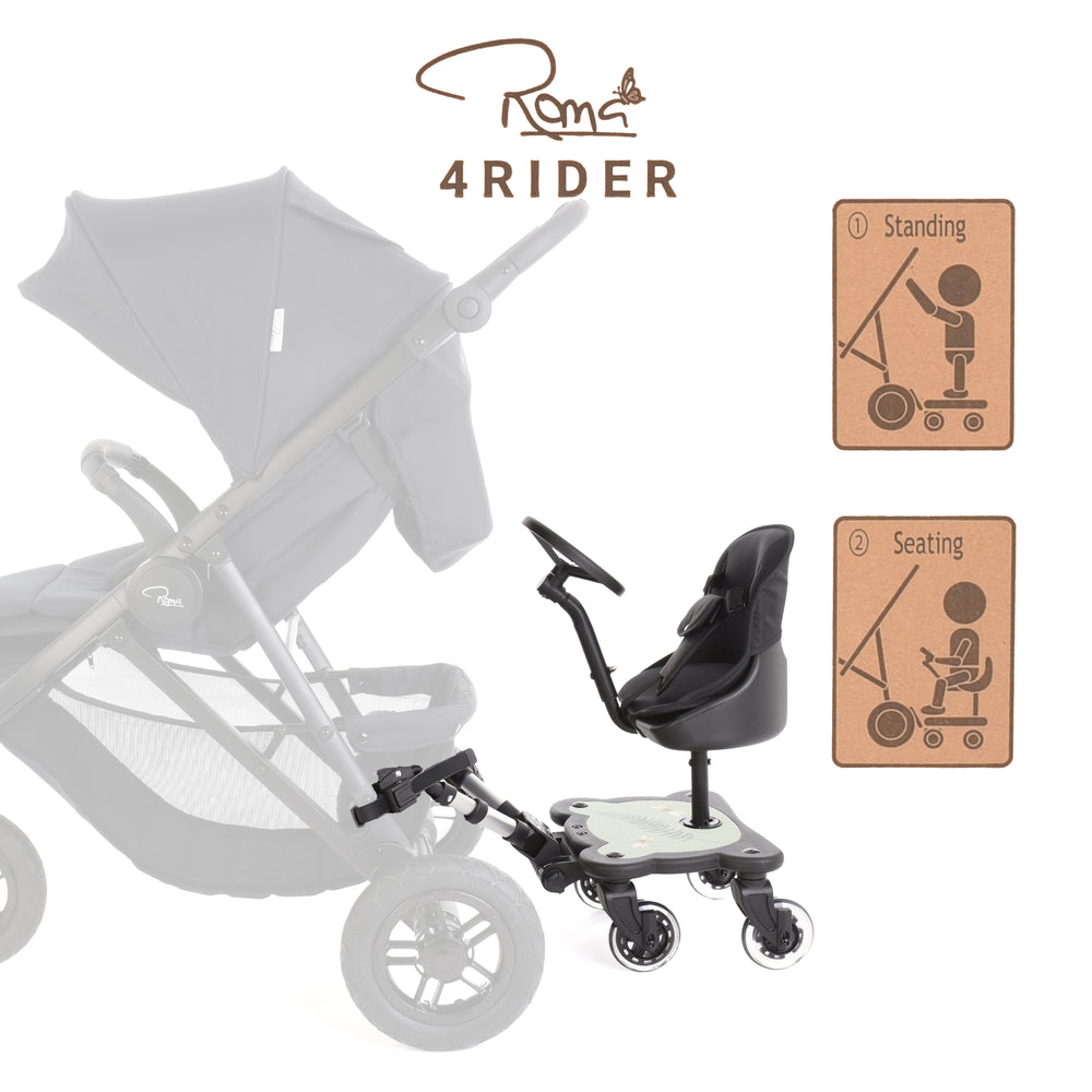 Roma 4 Rider Ride Buggy Board