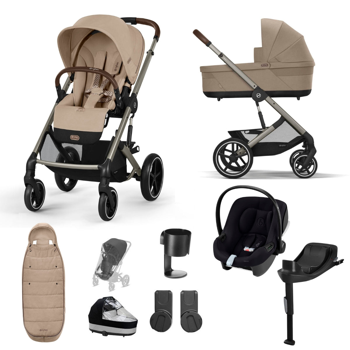 Cybex Balios S Lux 10 Piece Travel System Bundle