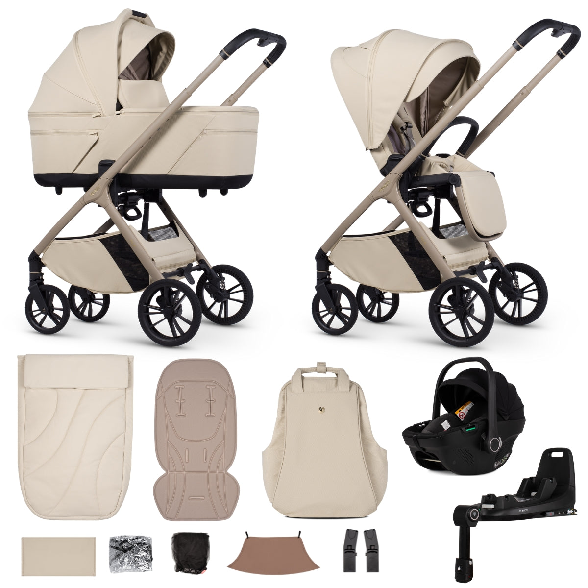 Venicci Tila 4-in-1 with Tiago 360 Car Seat & Base
