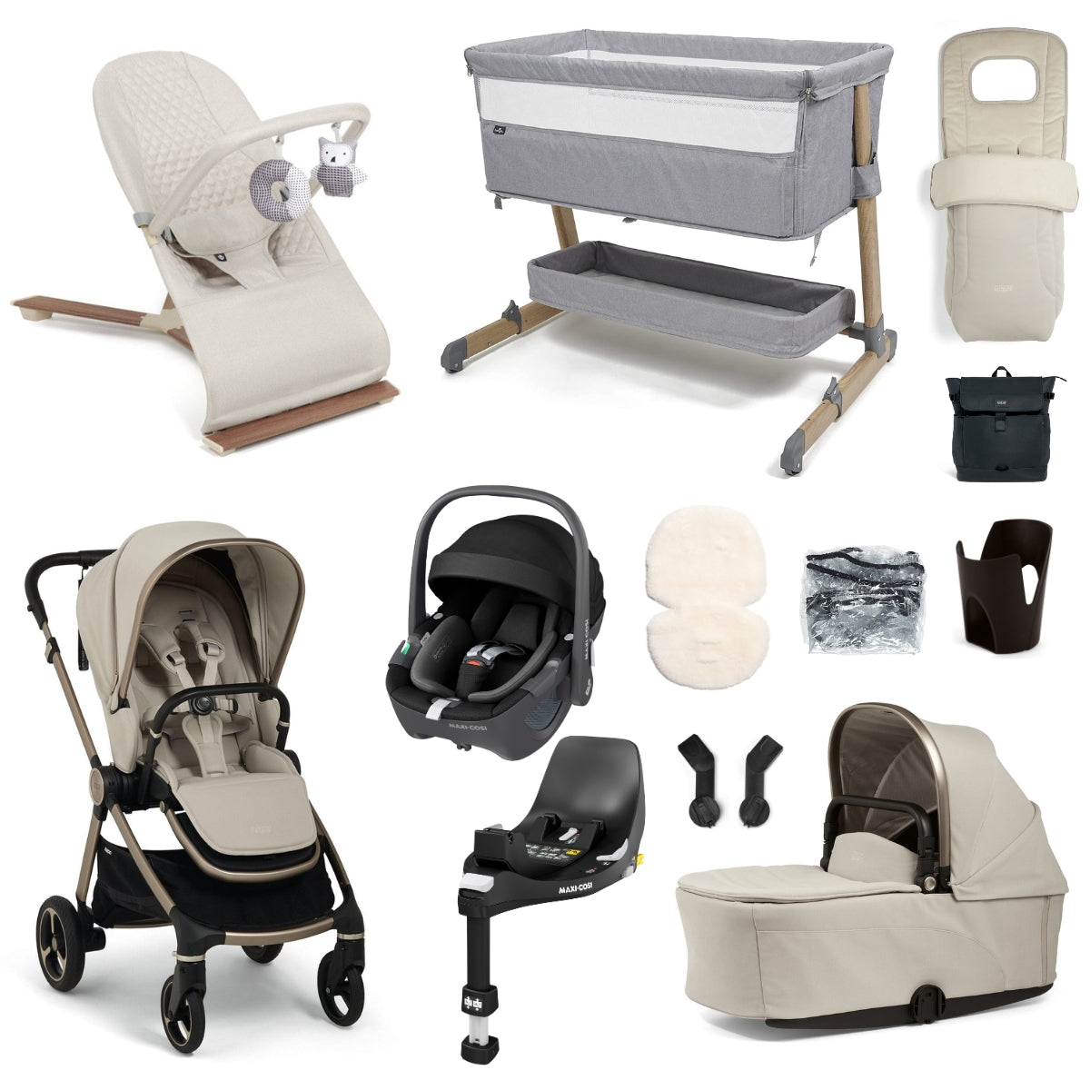 Mamas & Papas Vardo Premium 360 Travel & Nursery Bundle
