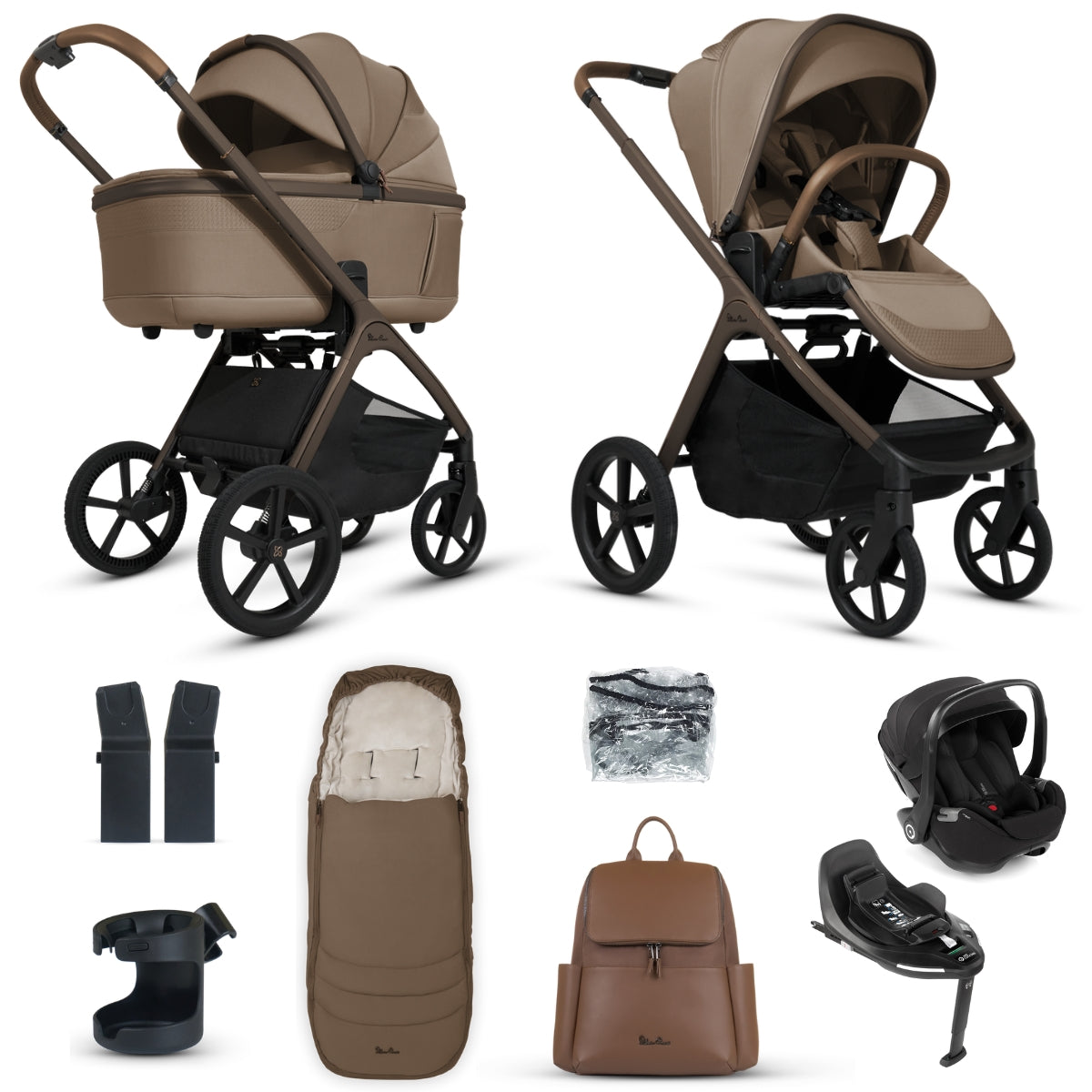 Silver Cross Cove Travel System Bundle with 360 Car Seat