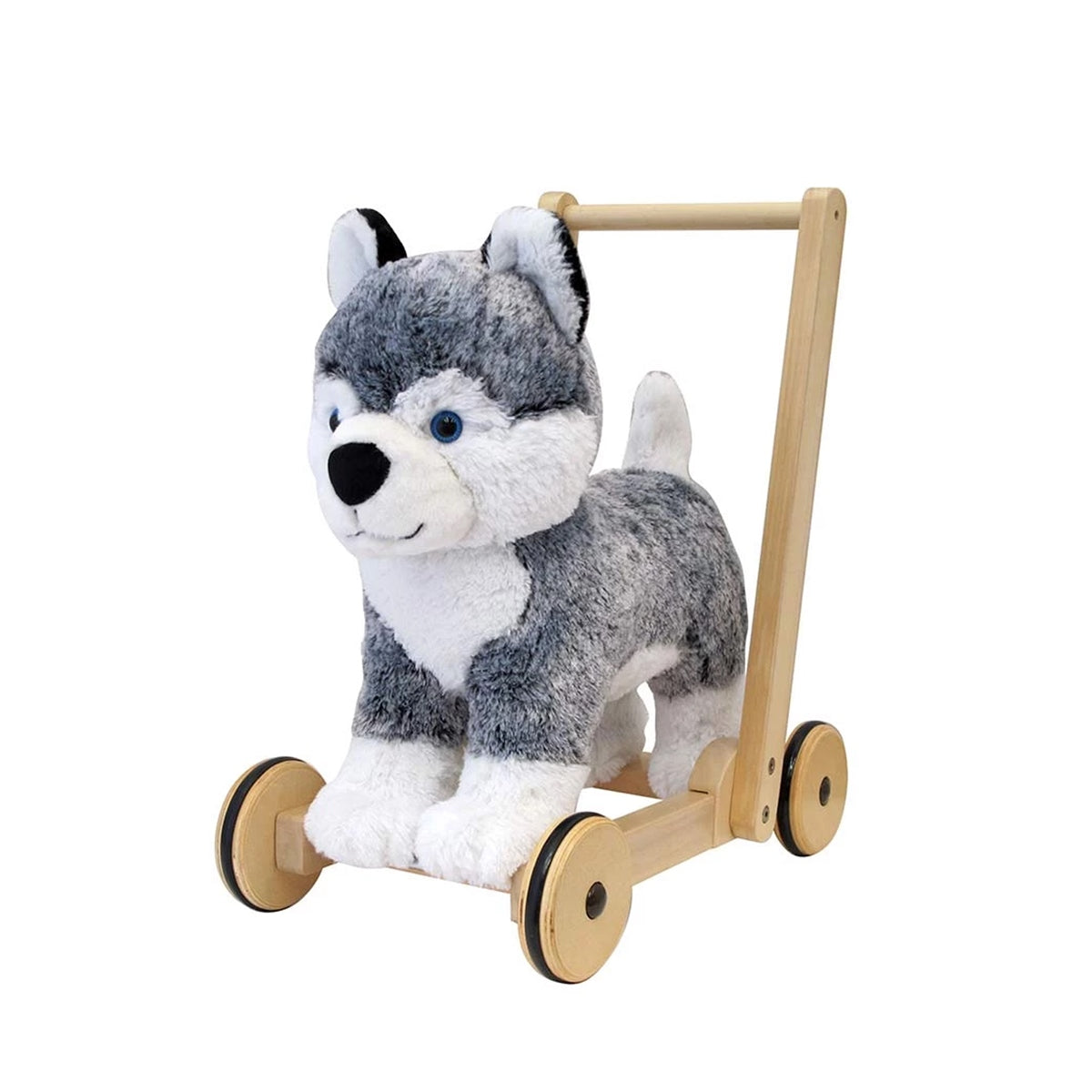 Little Bird Told Me Mishka Dog Push Along Baby Walker