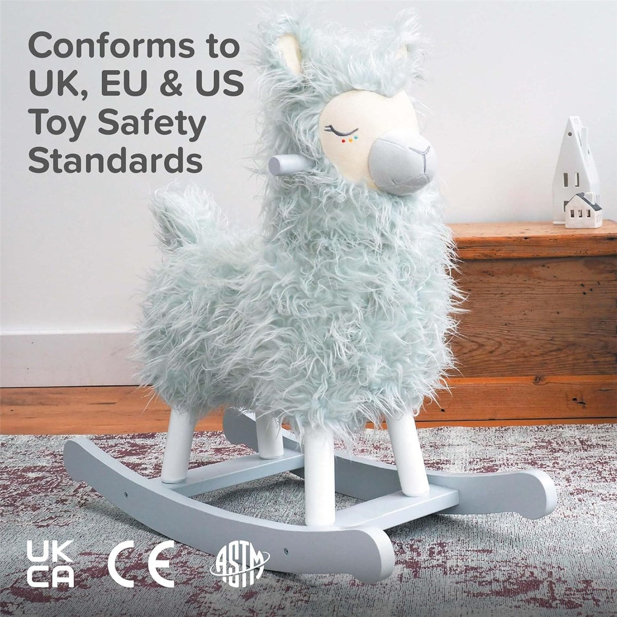 Little Bird Told Me Rio Rocking Llama Ride on Toy