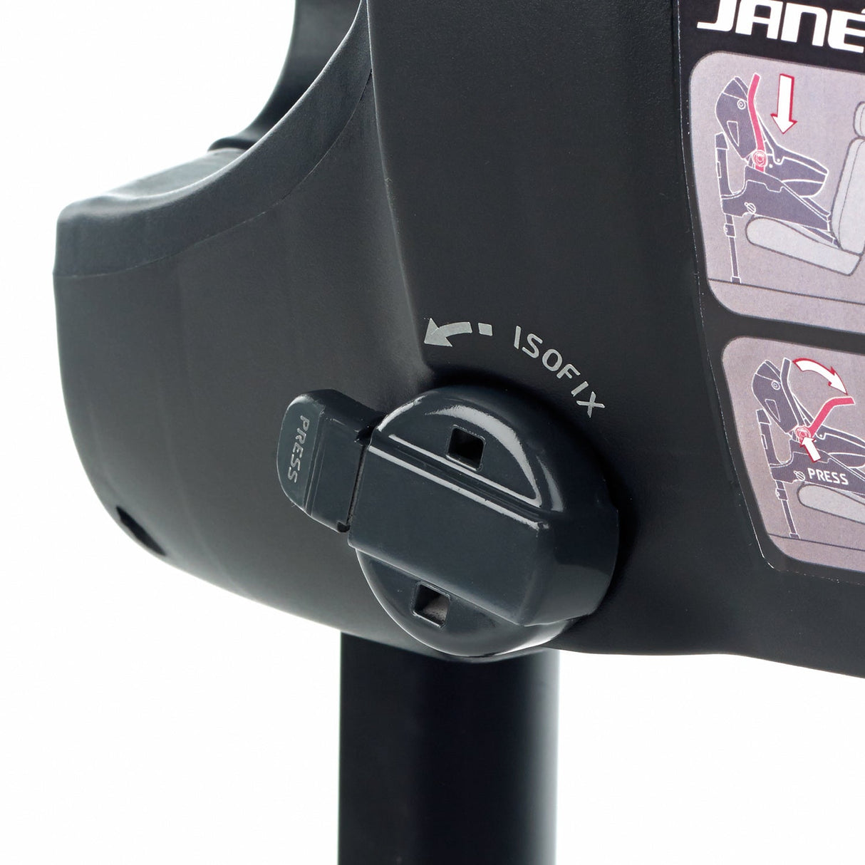 Jané Trider Travel System Bundle with Transporter Plus & Koos R1 i-Size Car Seat, Black
